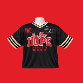 Black IRL University Jersey